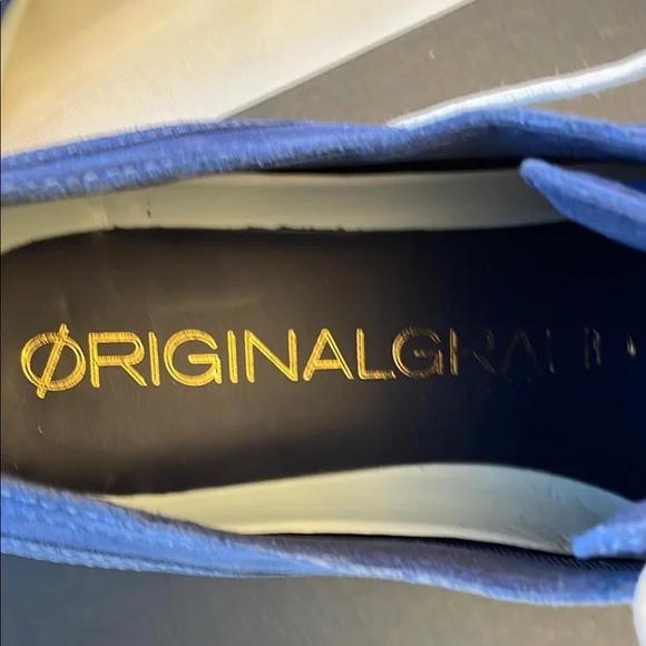 NWOT Cole Haan Men\'s Original Grand Shortwing Blue Suede Shoes, Size 11.5 M NWOT Cole Haan Men main image 4